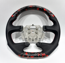 Ford Falcon FG Forged Caron Steering Wheel (Purple flakes + Alcantara Side Leather